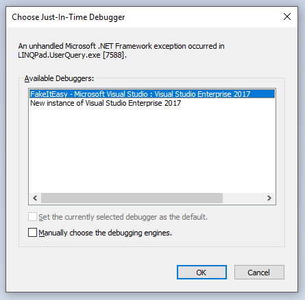 Choose a debugger